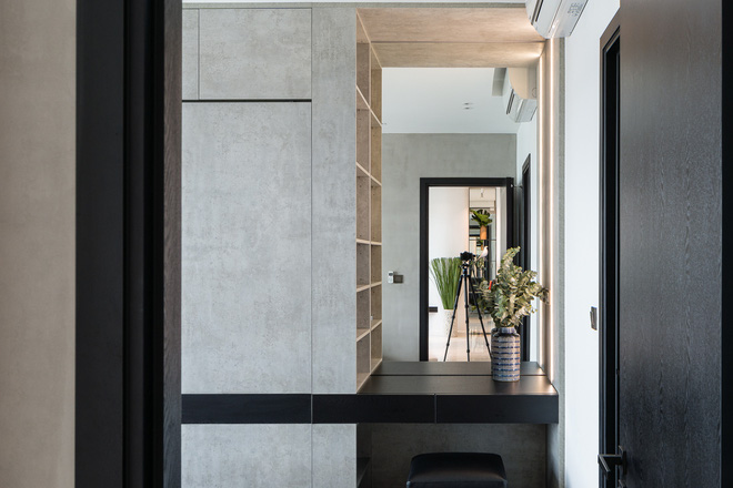 Căn hộ 68m2 phá bỏ hết góc cạnh để thay bằng những đường cong cực ảo, không tham màu sắc những vẫn chất miễn bàn-17