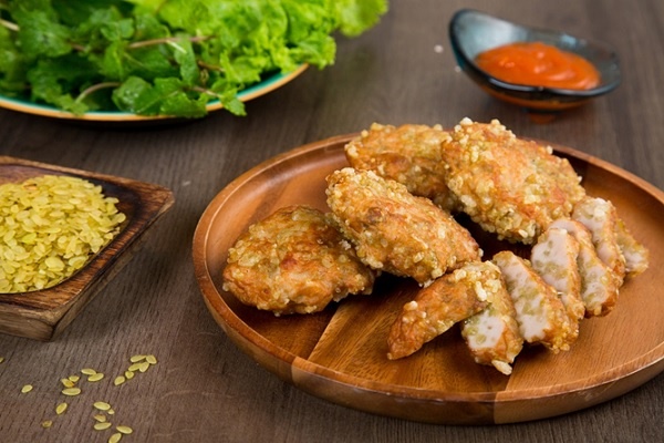 Đầu tuần làm mẻ chả cốm thơm ngon, chuẩn vị truyền thống ẩm thực Hà thành-3