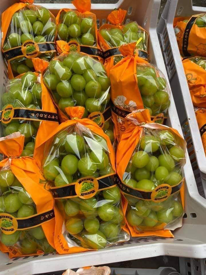 Nho sữa hàng Tàu đổ về chợ, giá rẻ chưa từng có-1