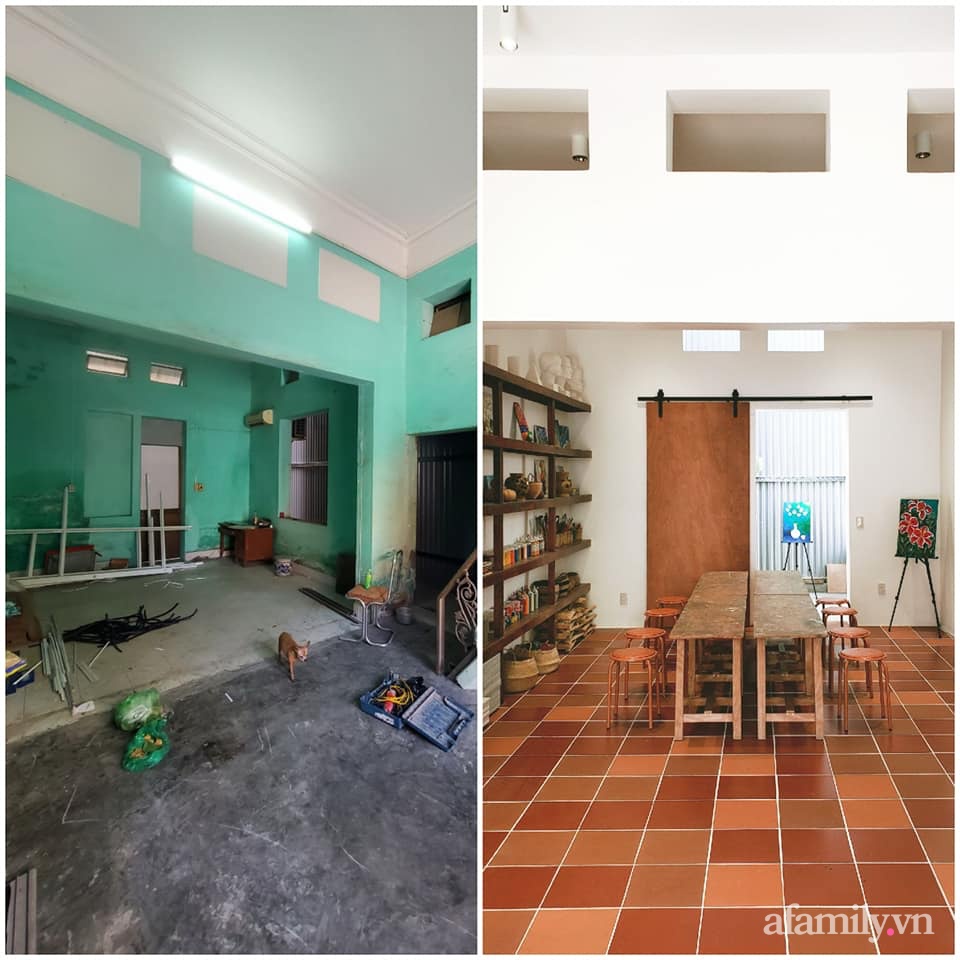 Nhà phố 60m² cải tạo đẹp ấn tượng của vợ chồng giáo viên mỹ thuật ở Hải Phòng-5