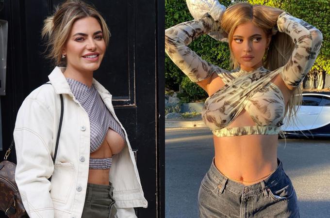 Chi Pu, Ngọc Trinh học sao Hollywood mốt áo khoe ngực táo bạo-10