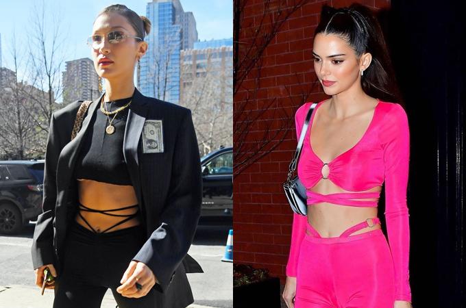 Chi Pu, Ngọc Trinh học sao Hollywood mốt áo khoe ngực táo bạo-6