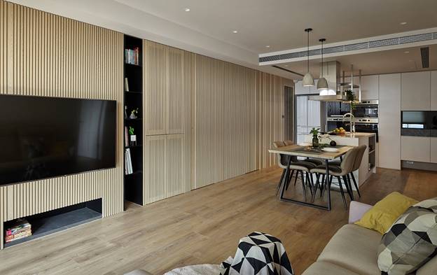 Cuộc sống hạnh phúc của gia đình 5 người trong căn hộ nhỏ, diện tích hạn chế nhưng không gian sống vẫn thoải mái và tiện nghi-6