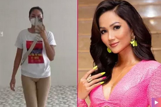 H'Hen Niê gây lú vì tưởng không mặc quần khi đi thiện nguyện
