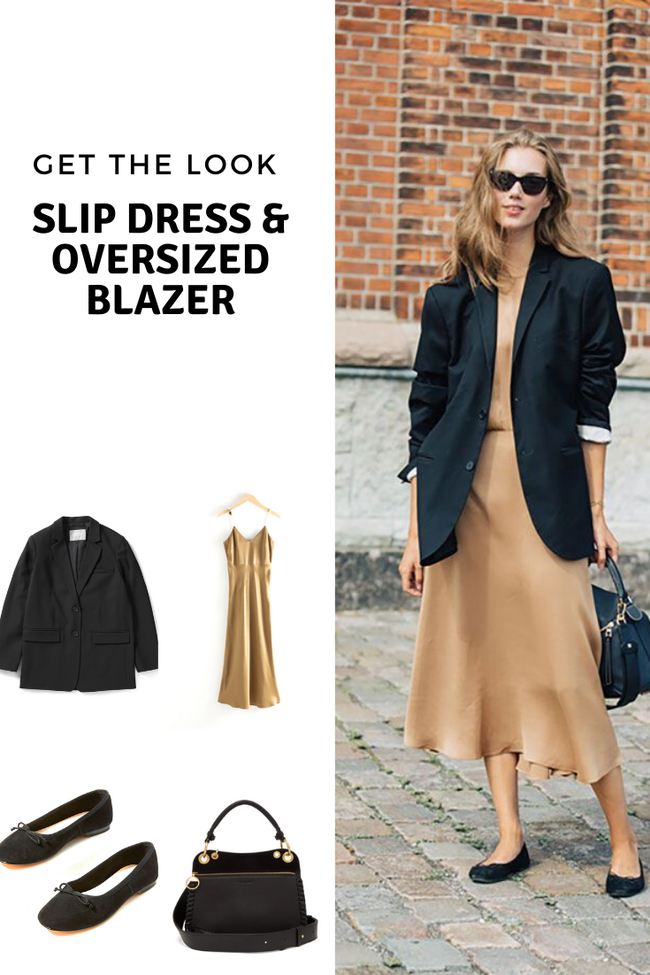 Slip dress + blazer: Cặp đôi trái dấu giúp nàng 30+ đẹp xuất sắc trong ngày trở lại sở làm-1