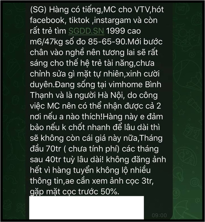 Đột nhập group ngã giá thân xác của các bé 2k4 - 2k5 tìm người bao nuôi: Hét giá 150 triệu/đêm, đặt cọc 50% để gặp, boom hàng thì sale-8