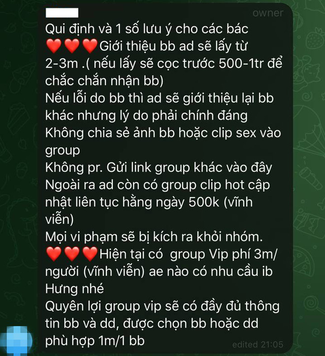 Đột nhập group ngã giá thân xác của các bé 2k4 - 2k5 tìm người bao nuôi: Hét giá 150 triệu/đêm, đặt cọc 50% để gặp, boom hàng thì sale-13