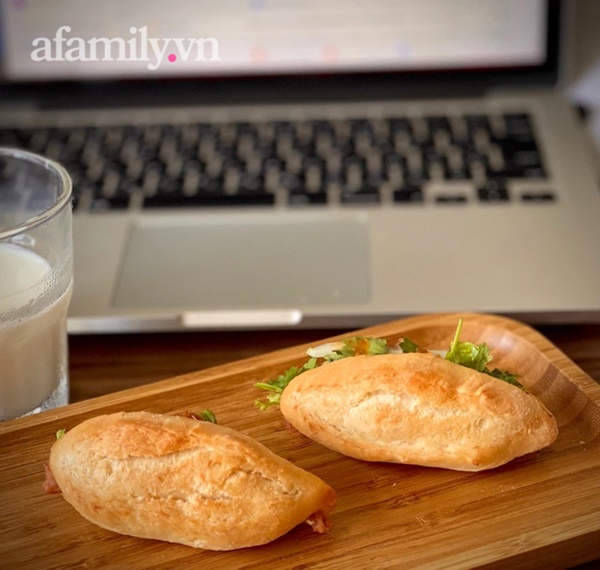 Cách làm bánh mì chuột vỏ mỏng giòn bằng nồi chiên không dầu, ăn đến đâu mê mẩn đến đấy!-8