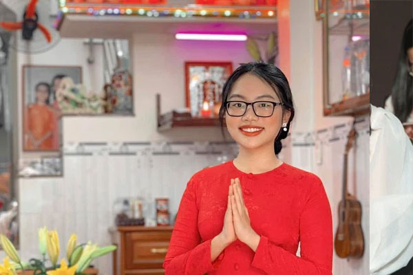 Phương Mỹ Chi và gia đình đến dâng hương cúng thất tuần cho cô Út qua đời vì Covid-19-9