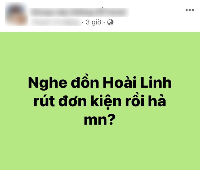 MXH rầm rộ tin NS Hoài Linh đã rút đơn kiện nữ CEO Đại Nam, chuyện gì đây?-1