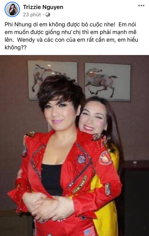 Vợ cũ Bằng Kiều gây lo lắng giữa đêm: Phi Nhung ơi em không được bỏ cuộc, các con rất cần em-1