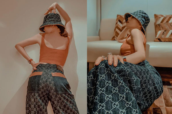 Tuổi 40, Lệ Quyên tự tin diện áo tắm khoe nửa bầu ngực-11