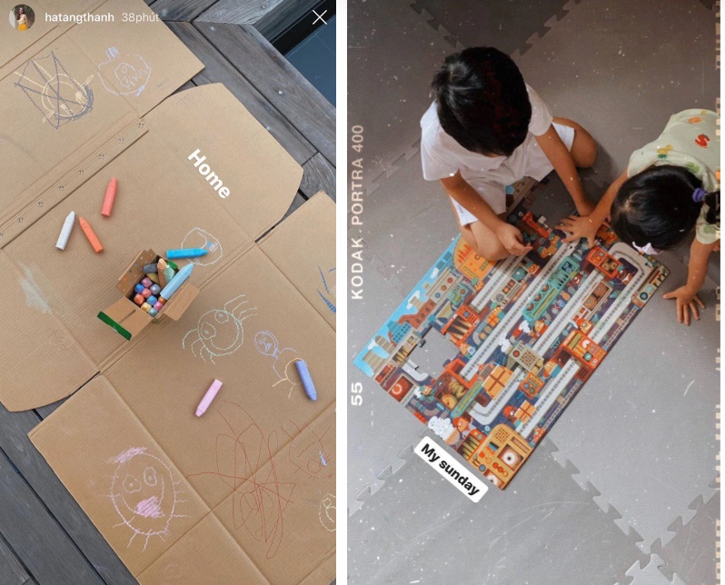 2 rich kid nhà Hà Tăng đam mê trò chơi này mùa dịch, 1 chi tiết nhỏ chứng minh ngọc nữ dạy con quá khéo-1