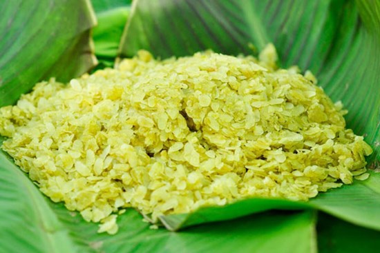Cốm xanh Lệ Tú đặc sản Tây Bắc vào mùa 