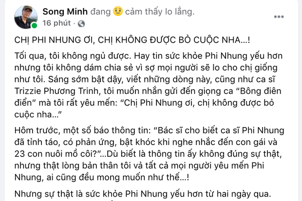 Sức khoẻ Phi Nhung tiến triển xấu, đã yếu hơn trong 2 ngày qua-1