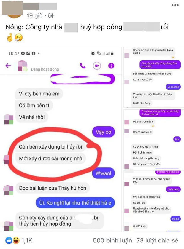 Rầm rộ đoạn tin nhắn nghi Thuỷ Tiên - Công Vinh huỷ hợp đồng xây biệt thự 1.000m2 tại Quận 7?-1