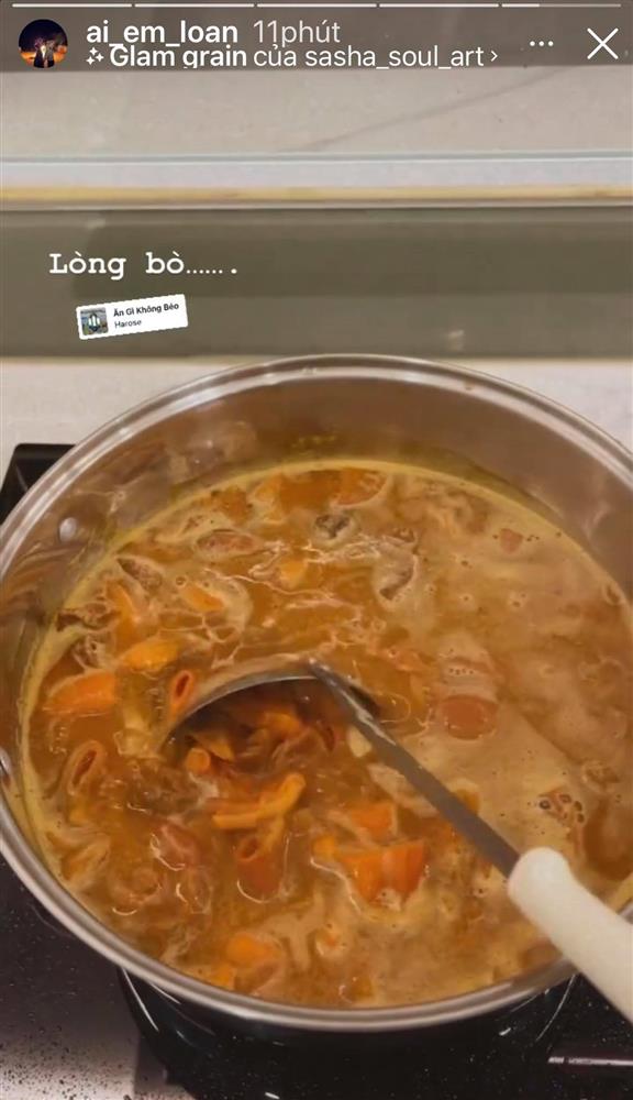 Bà bầu quý tộc Lê Loan ở cữ nhưng ăn uống cực thoải mái, có món khiến ai cũng giật mình-6