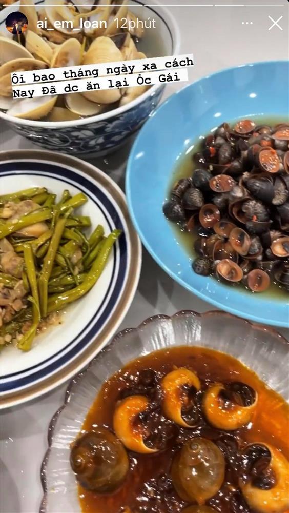 Bà bầu quý tộc Lê Loan ở cữ nhưng ăn uống cực thoải mái, có món khiến ai cũng giật mình-8