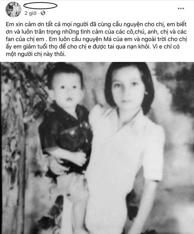 Em ruột Phi Nhung: Wendy trông chị mỗi ngày, con em còn chưa gặp mặt cô hai, mau mau tỉnh dậy đi chị-5