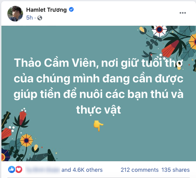 Nghệ sĩ và CĐM chuyển khoản liền tay cứu trợ bầy thú ở Thảo Cầm Viên: Mong không bé nào thiếu ăn trong mùa dịch-2