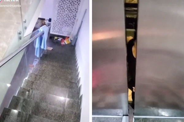 Người đàn ông đăng clip cảnh mẹ bị kẹt trong thang máy của gia đình, dân mạng bình luận hoá ra nhà giàu có tiền xây thang máy cũng không hẳn sung sướng”-1
