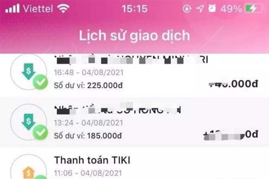 Người dùng ví điện tử bị lừa mất tiền vì chủ quan