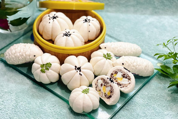 Hướng dẫn cách làm bánh bao kim sa vàng ươm, béo ngậy, nhân tan chảy rất dễ gây nghiện-7