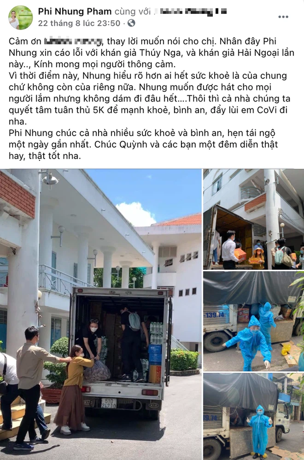 Chia sẻ cuối cùng của Phi Nhung trước khi qua đời: Xin lỗi khán giả, nói về lý do nhiễm Covid-19-1