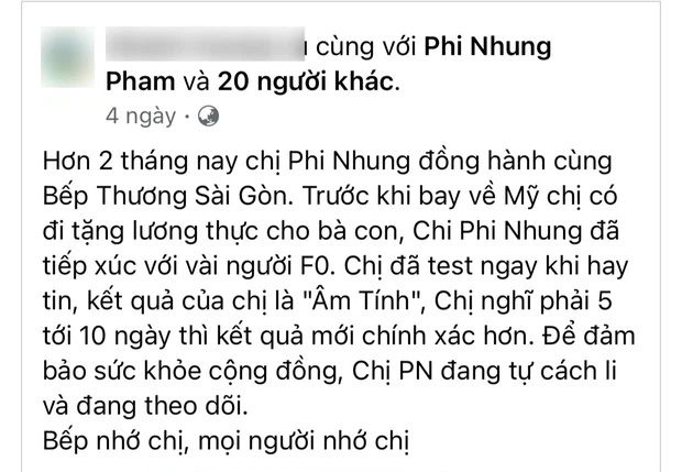 Chia sẻ cuối cùng của Phi Nhung trước khi qua đời: Xin lỗi khán giả, nói về lý do nhiễm Covid-19-2