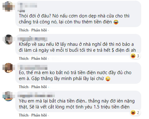 Sống thử 1 tháng hết 2,2 triệu tiền điện, nghe cách người yêu phân chia, cô gái chỉ cười mỉm rồi dọn đồ… đi tìm người yêu mới”-4