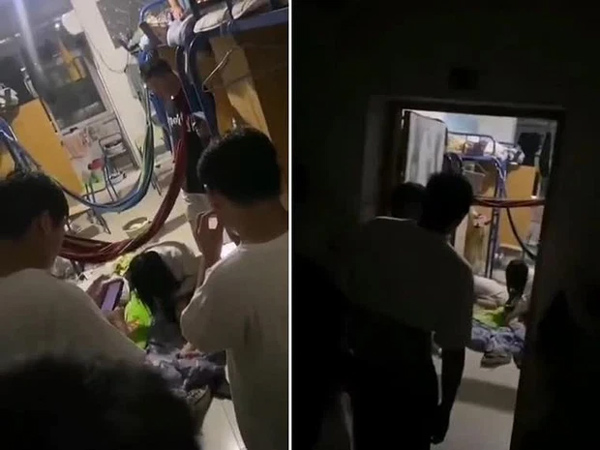 2 nữ sinh la hét thất thanh giữa đêm trong ký túc xá nam, mọi người kéo đến nơi chứng kiến cảnh tượng sốc và gây tranh cãi lớn-2