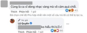 Lệ Quyên xin lỗi vì đáp trả không hiểu thì biến khi bị mỉa mai vô cảm với sự ra đi của Phi Nhung-2