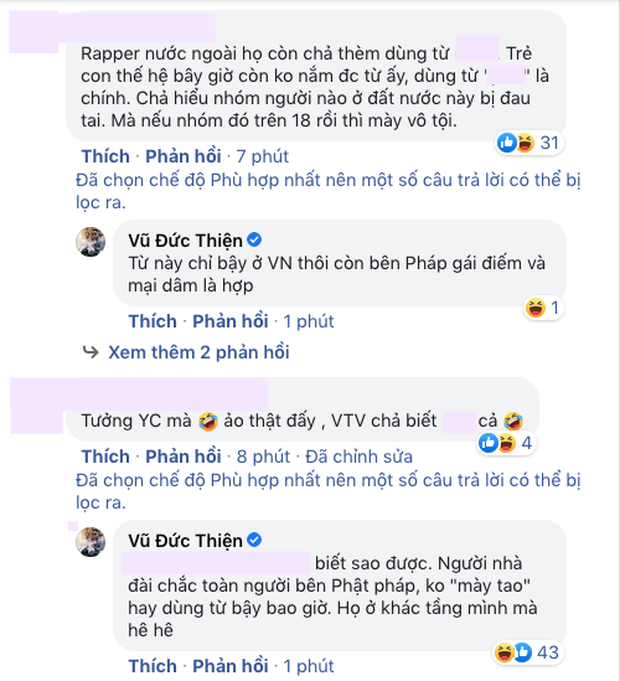 Rhymastic lên tiếng khi bị VTV chỉ trích dùng từ thô tục, khẳng định người nhà đài sống ở tầng khác, không dùng từ bậy bao giờ-3