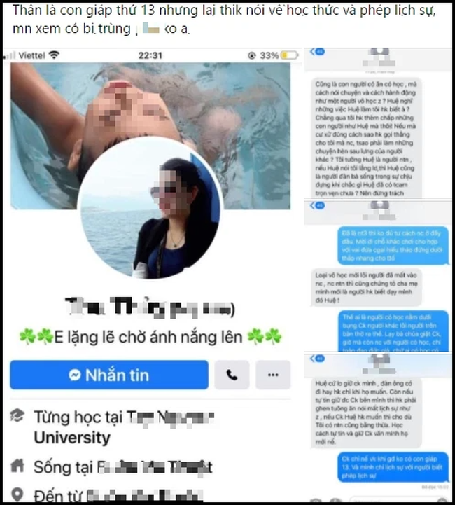 Tiểu tam công khai nhắn tin dạy dỗ vợ của người tình nhưng bị quật không trượt phát nào từ cô vợ đáo để-1