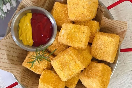 Đậu phụ chiên thì ai cũng biết, nhưng chiên thế này thì ăn cả tuần liên tục cũng không chán