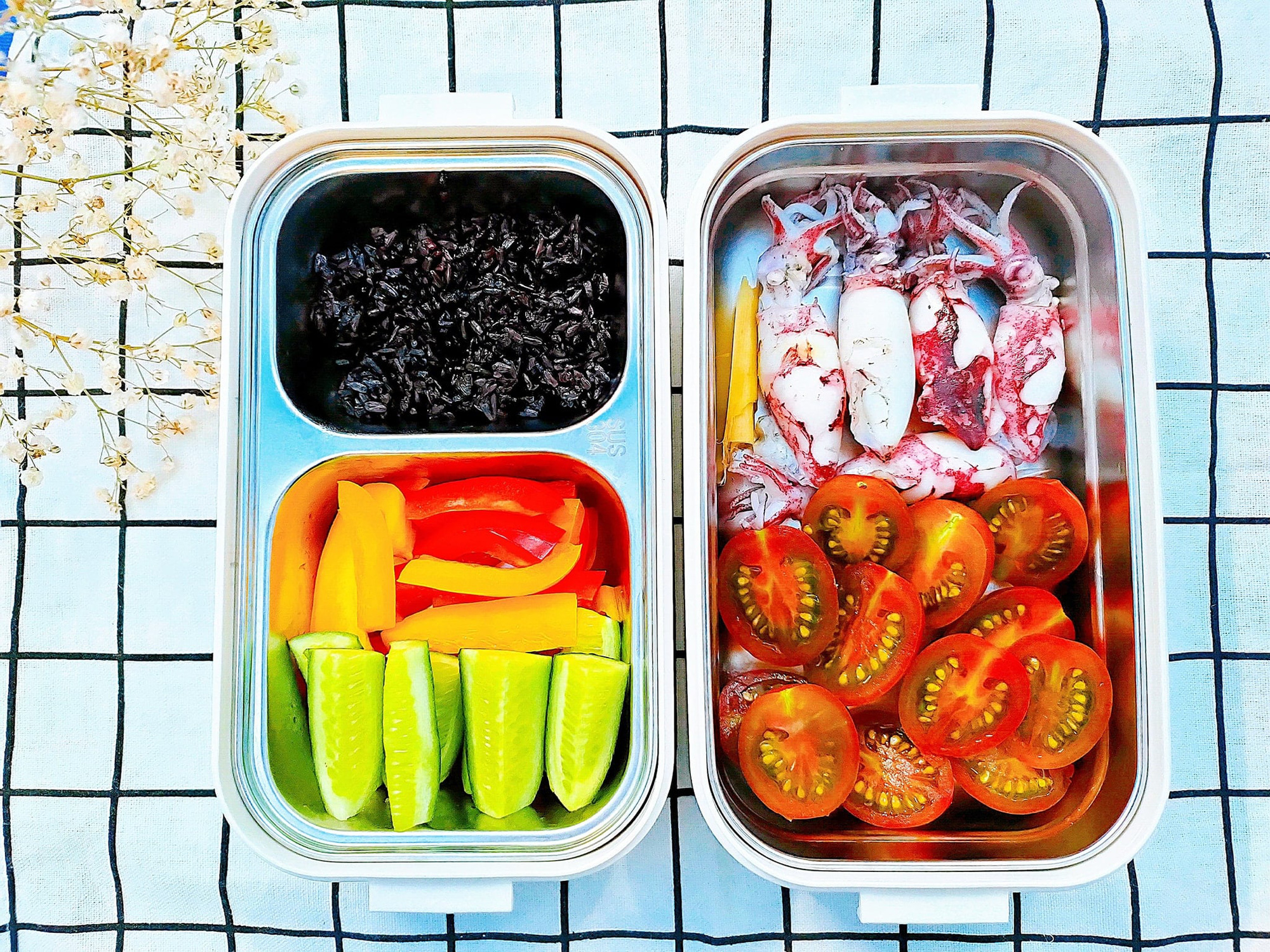 Phát thèm với cơm hộp mẹ 9X mang đi làm, rực rỡ như tranh còn bổ, rẻ-13