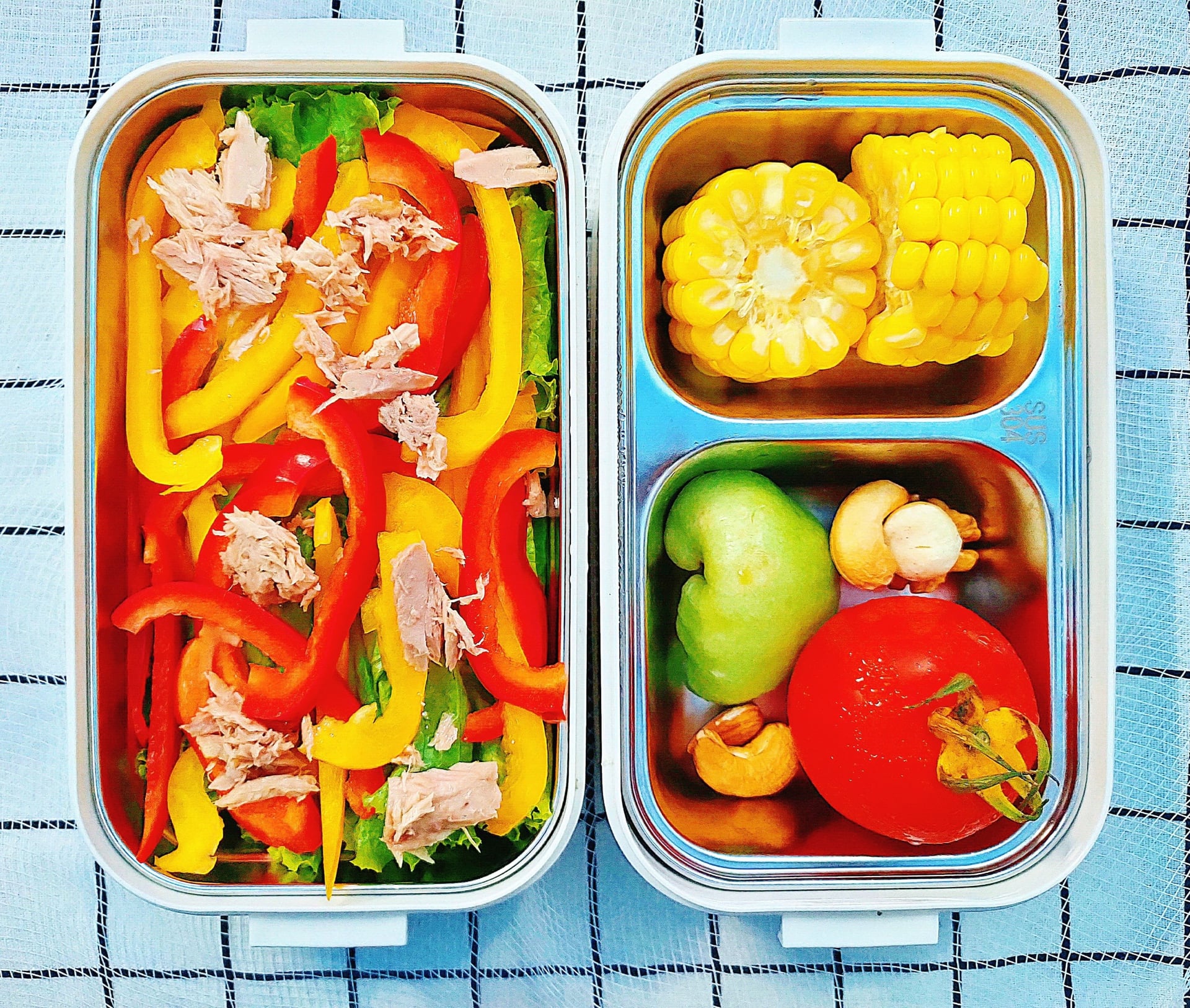 Phát thèm với cơm hộp mẹ 9X mang đi làm, rực rỡ như tranh còn bổ, rẻ-14