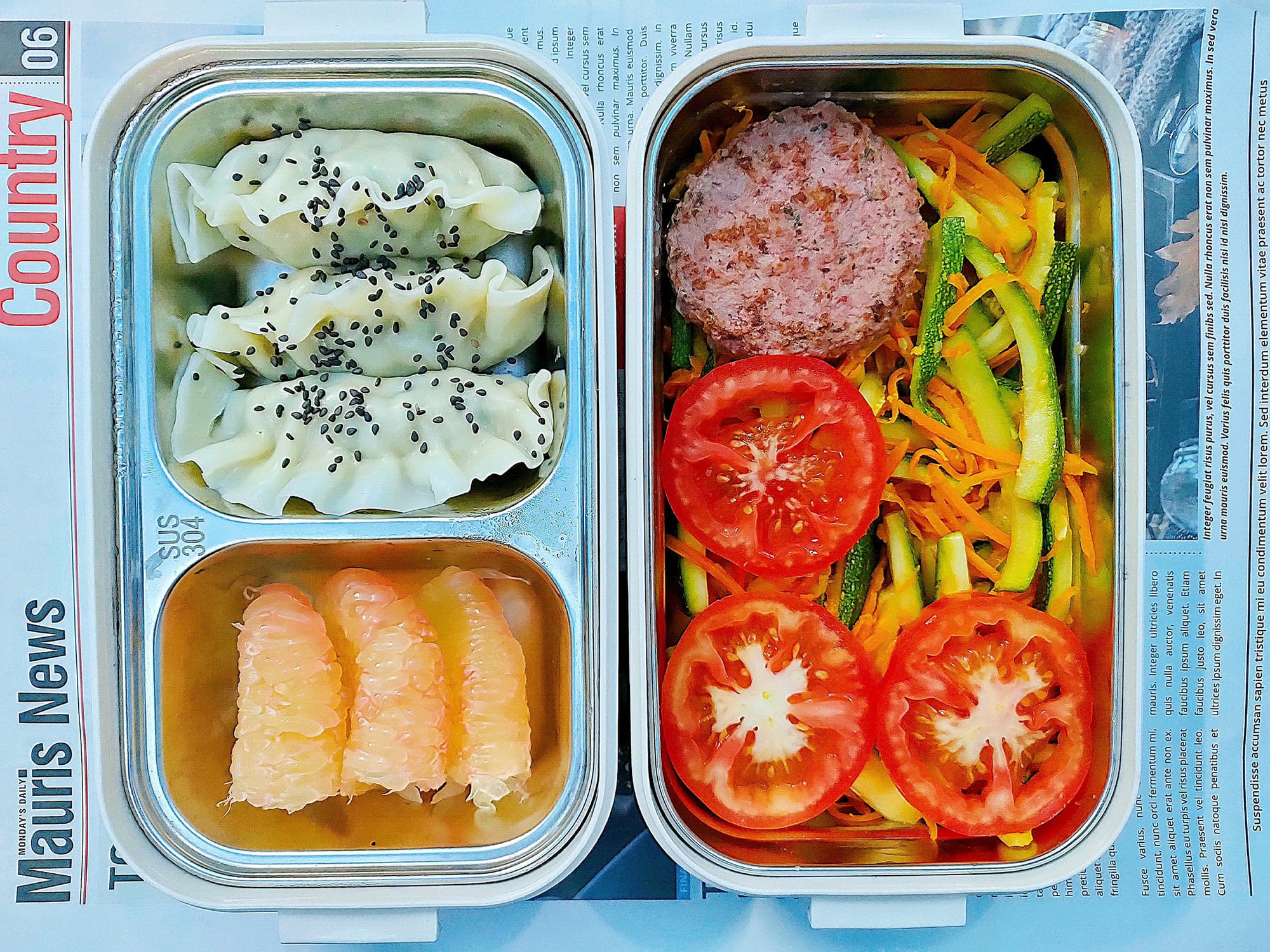 Phát thèm với cơm hộp mẹ 9X mang đi làm, rực rỡ như tranh còn bổ, rẻ-4