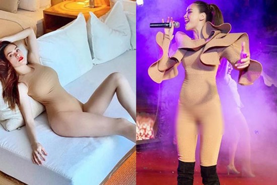 Hồ Ngọc Hà có mặc váy mà ai cũng tưởng khỏa thân
