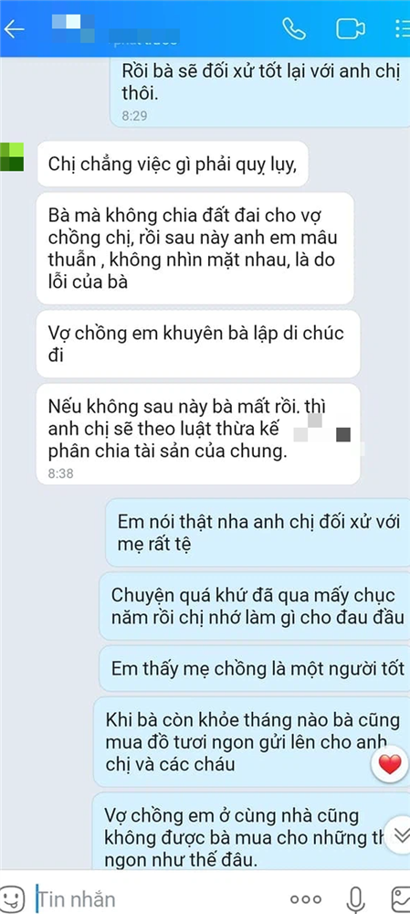 Lúc mẹ chồng bị bệnh nặng, chị dâu chưa chăm sóc được ngày nào mà suốt ngày hỏi chuyện tài sản khiến tôi điên đảo-5