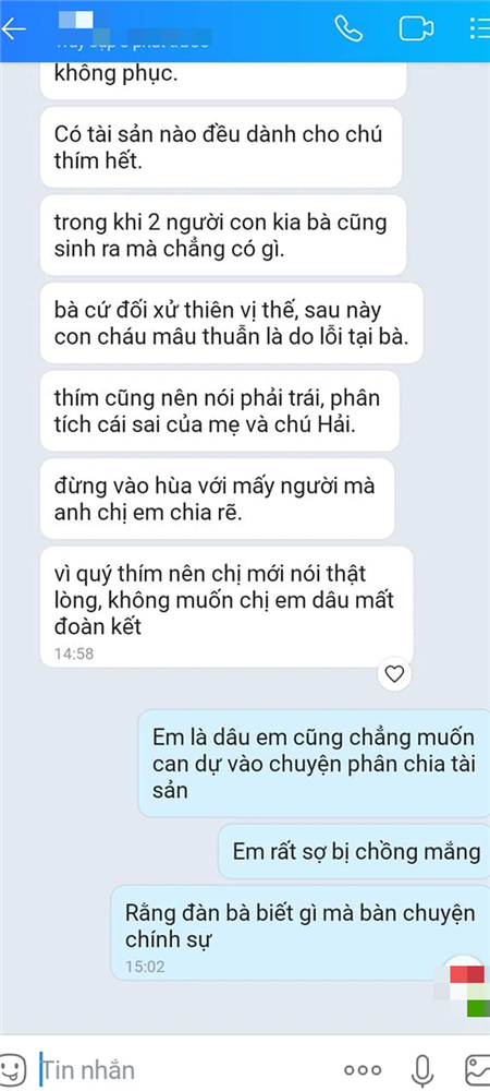 Lúc mẹ chồng bị bệnh nặng, chị dâu chưa chăm sóc được ngày nào mà suốt ngày hỏi chuyện tài sản khiến tôi điên đảo-10