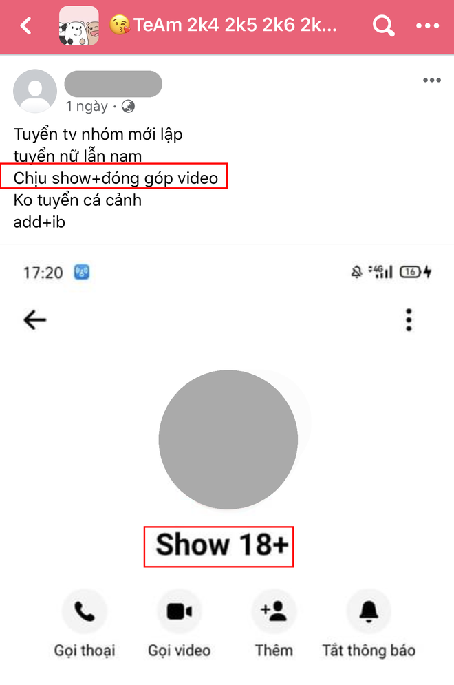 Sốc với Team 2k9 - group hơn 800k thành viên, đầy rẫy content 18+, thậm chí còn rủ nhau chat sex-22