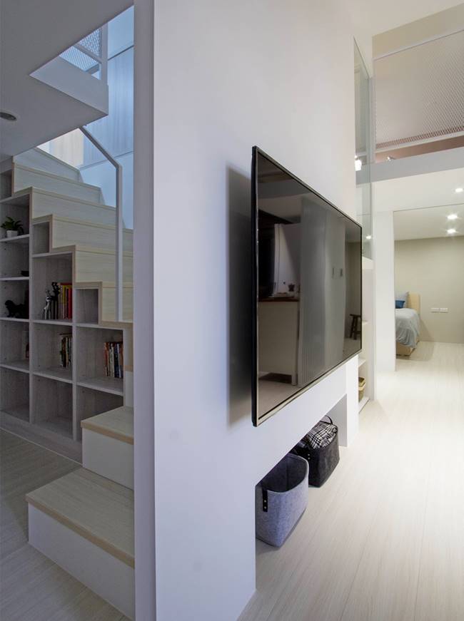 Thiết kế thông minh biến căn hộ nhỏ hẹp của 2 chị em thành tổ ấm xinh xắn, từ yếu điểm trở thành không gian độc đáo và tiện dụng-8