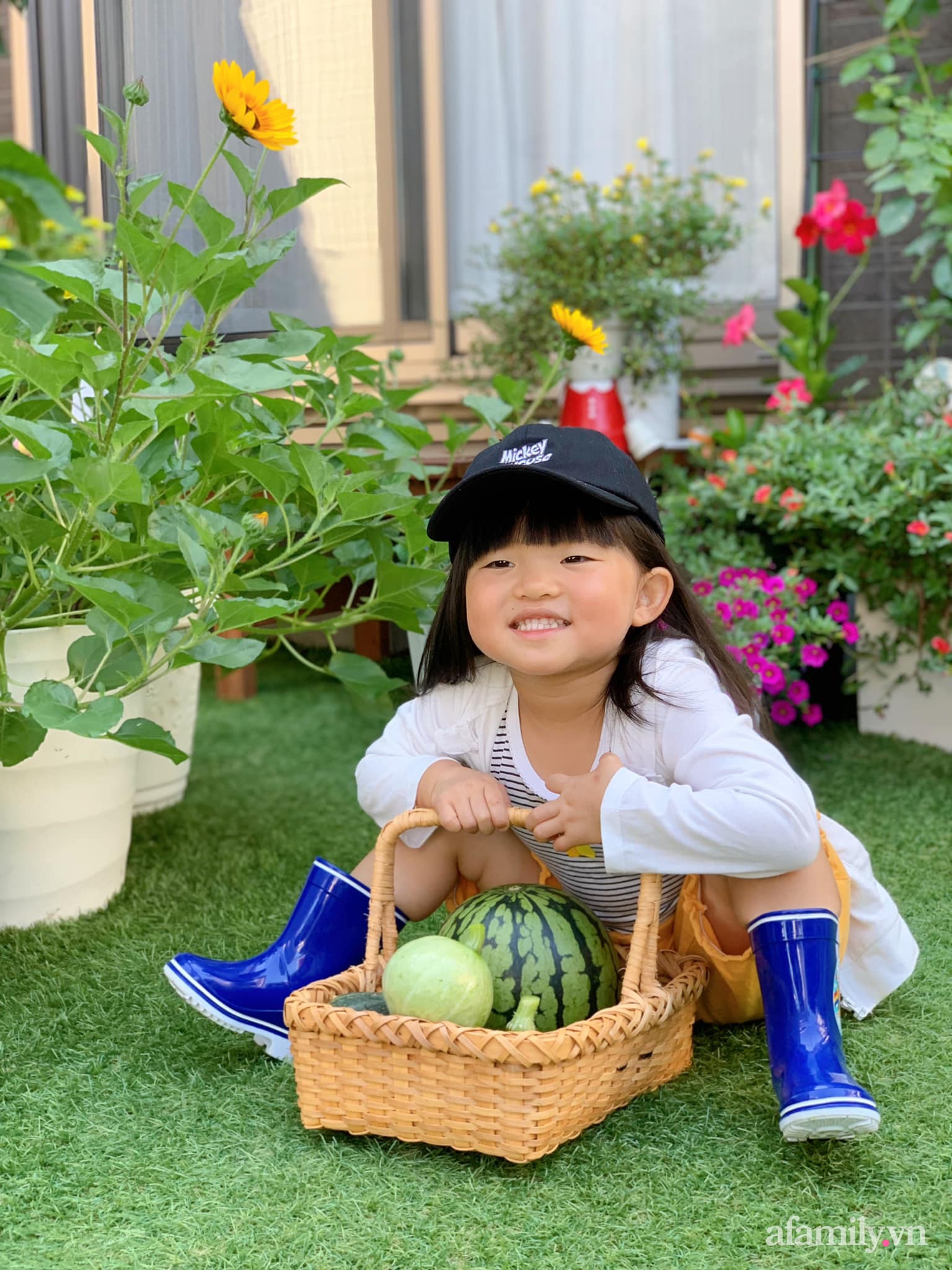 Tận dụng khoảng sân trước, mẹ Việt ở Nhật cải tạo thành khu vườn đẹp xinh dành tặng con gái-12