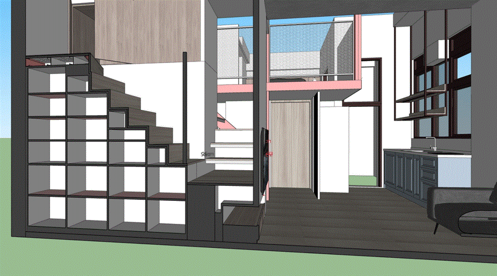 Thiết kế thông minh biến căn hộ nhỏ hẹp của 2 chị em thành tổ ấm xinh xắn, từ yếu điểm trở thành không gian độc đáo và tiện dụng-17