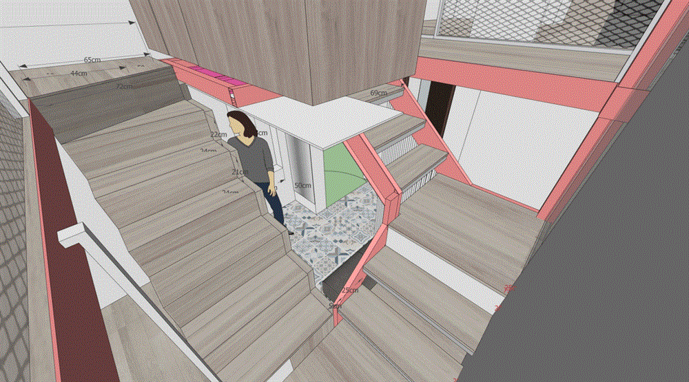 Thiết kế thông minh biến căn hộ nhỏ hẹp của 2 chị em thành tổ ấm xinh xắn, từ yếu điểm trở thành không gian độc đáo và tiện dụng-18