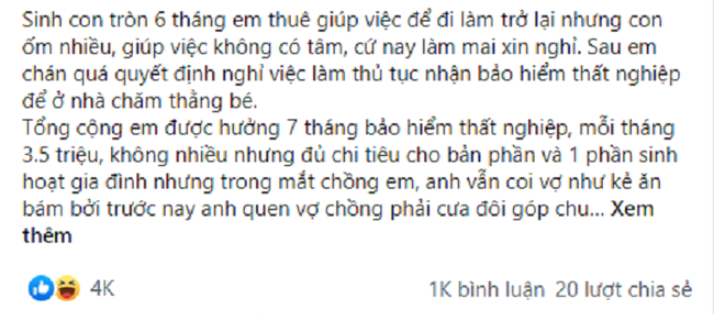 Bố mẹ vợ lên chơi, chồng đưa 50 nghìn đi chợ nhưng tới bữa anh lại hoảng hồn với cái tên mâm cơm mà vợ đưa ra-1