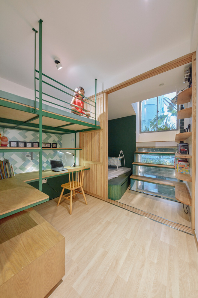 Nhà xanh lá 34m2 lọt thỏm giữa những công trình cao tầng nhưng vẫn nổi nhất khu nhờ loạt điểm nhấn độc nhất vô nhị-16