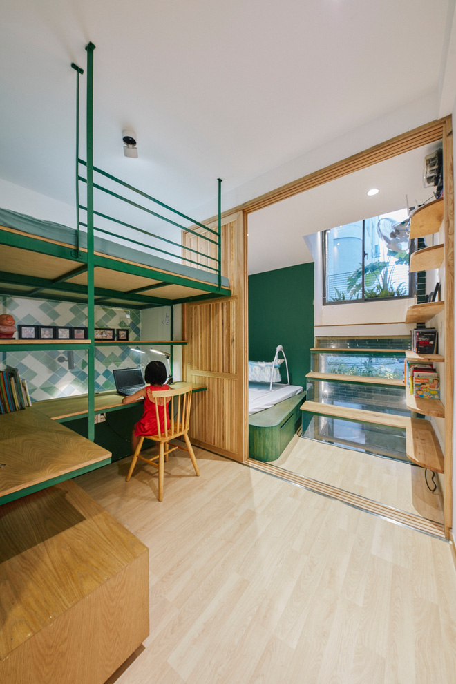 Nhà xanh lá 34m2 lọt thỏm giữa những công trình cao tầng nhưng vẫn nổi nhất khu nhờ loạt điểm nhấn độc nhất vô nhị-17