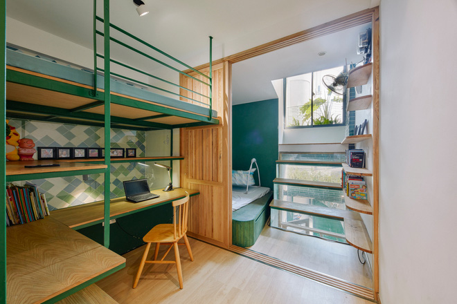 Nhà xanh lá 34m2 lọt thỏm giữa những công trình cao tầng nhưng vẫn nổi nhất khu nhờ loạt điểm nhấn độc nhất vô nhị-20